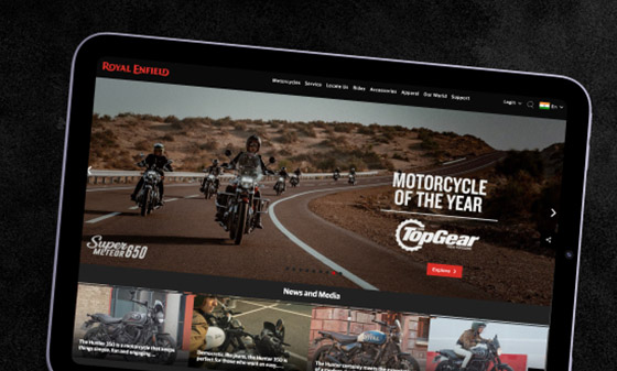A dynamic platform to showcase motorcycles and their services.